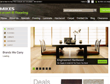 Tablet Screenshot of flooringsalevancouver.com